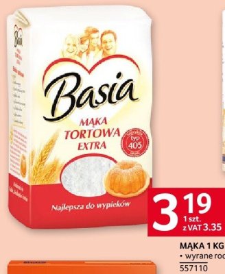 Mąka tortowa Basia promocja w Selgros