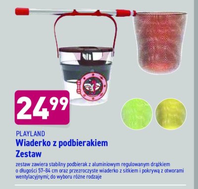 Wiaderko z podbierakiem Playland promocja