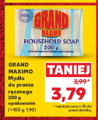 Mydło do prania GRAND MAXIMO promocja