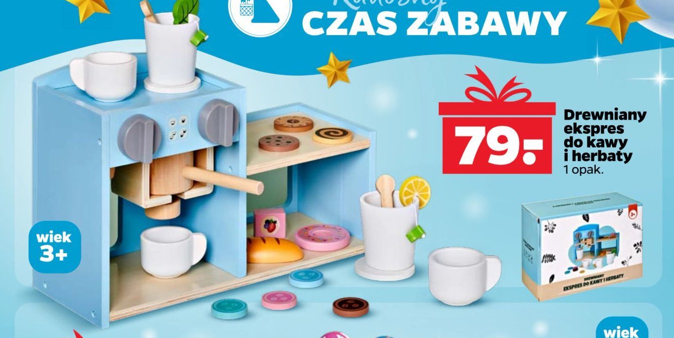 Zabawka ekspres do kawy promocja w Netto