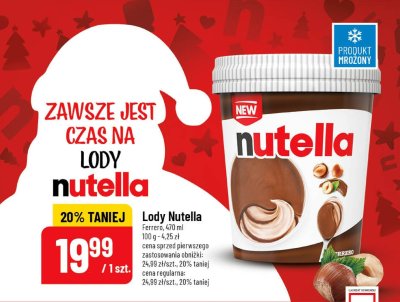 Lody Nutella Ferrero promocja w POLOmarket