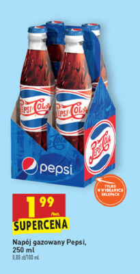 Napój cola retro Pepsi cola promocja
