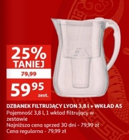 Dzbanek filtrujący lyon + wkład Aquaphor promocja