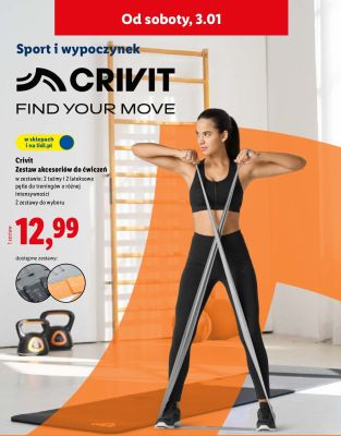 Zestaw akcesoriów do ćwiczeń Crivit promocja w Lidl