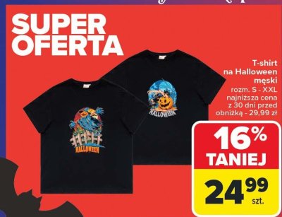 T-shirt na Halloween męski Carrefour promocja w Carrefour