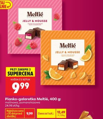 Pianko-galaretka Meltié, 400 g: pomarańczowa promocja w Biedronka