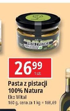 Pasta pistacjowa Ekowital promocja w Leclerc