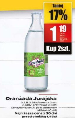 Oranżada Jurajska promocja w Supeco