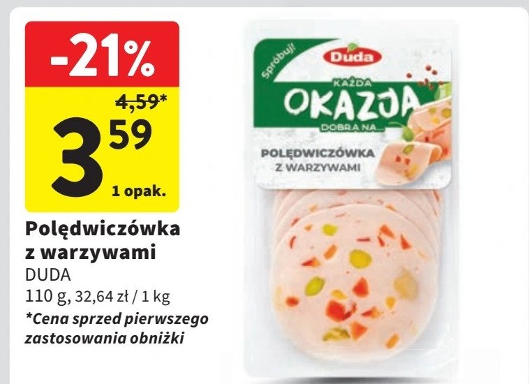 Polędwiczówka z warzywami Silesia duda promocja