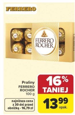 Praliny Ferrero Rocher promocja w Carrefour Market