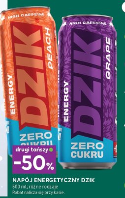 Napój energetyczny Dzik różne rodzaje promocja w Stokrotka