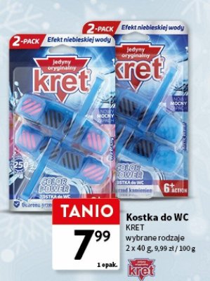 Kostka do WC KRET promocja w Intermarche