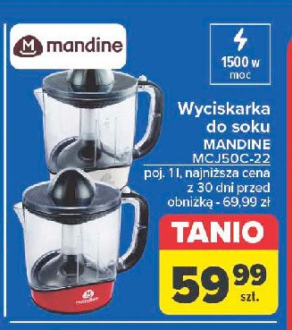 Wyciskarka mcj30-22 Mandine promocja