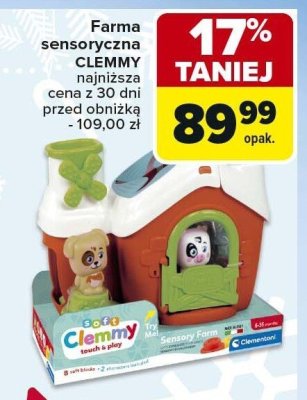 Farma sensoryczna CLEMMY Clementoni promocja w Carrefour