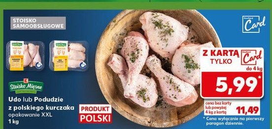 Udo z kurczaka Stoisko mięsne promocja w Kaufland