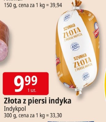 Złota z piersi indyka Indykpol promocja w Leclerc