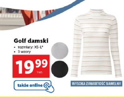 Golf damski xs-l Esmara promocja