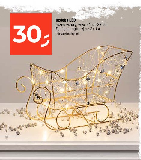 Ozdoba świąteczna led promocja w Lidl