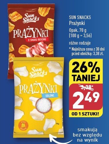 Prażynki bekonowe promocja