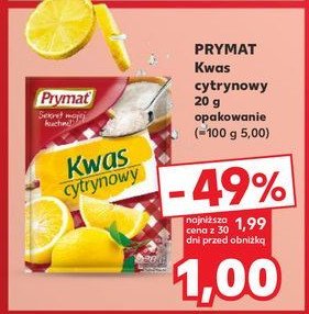 Kwas cytrynowy Prymat promocja