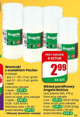 Woreczki z suwakiem Paclan 1l promocja w Dino