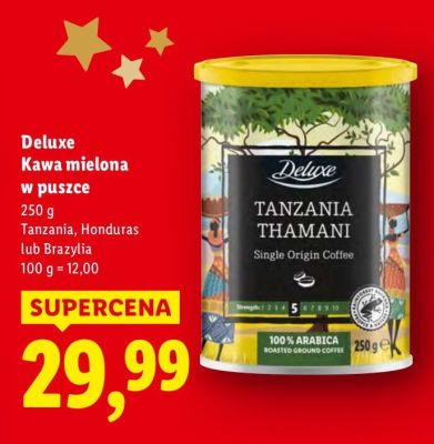 Kawa mielona w puszce  Honduras promocja w Lidl