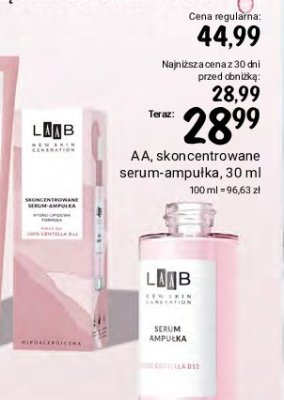Serum-ampułka Aa laab promocja