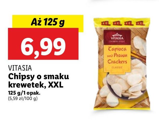 Chipsy krewetkowe Vitasia chinese style promocja w Lidl