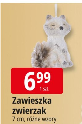 Zawieszka zwierzak 7 cm, różne wzory promocja w Leclerc