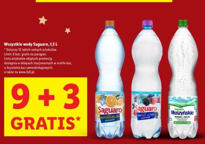 Woda gazowana pomarańcza 1,5L promocja w Lidl