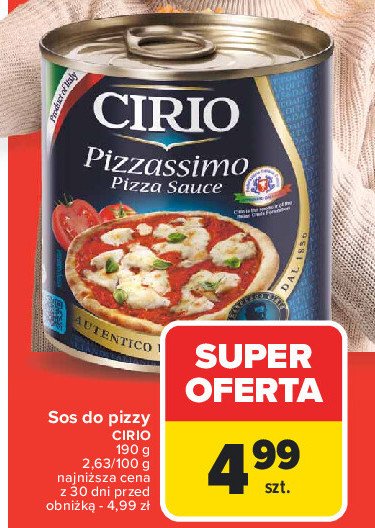 Sos do pizzy klasyczny Cirio promocja