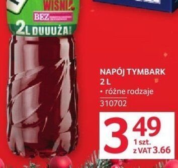 Napój Tymbark 2L promocja w Selgros