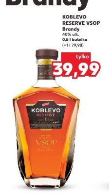 Brandy Koblevo Reserve VSOP promocja w Kaufland