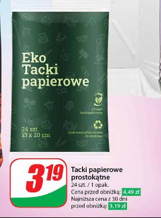Tacki papierowe eko promocja
