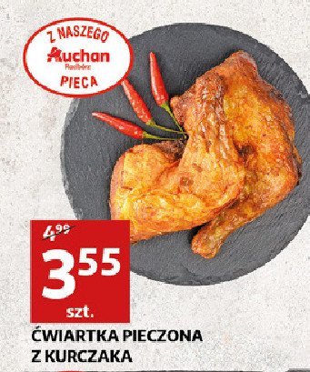 Ćwiartka z kurczaka pieczona Auchan promocja