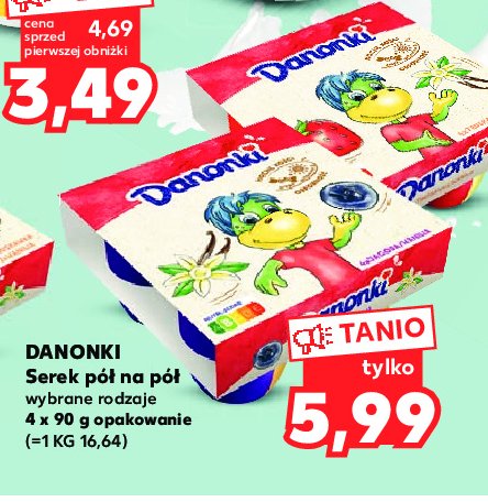 Serek truskawka-wanilia Danone danonki promocja