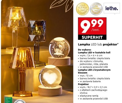 Projektor z efektem zachodzącego słońca promocja w Biedronka