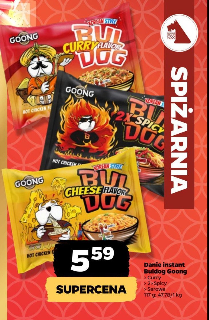 Danie 2x spicy Goong promocja w Netto