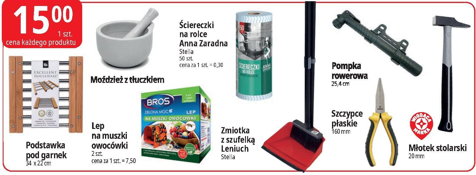Zestaw basic leniuch zmiotka + szufelka Stella promocja