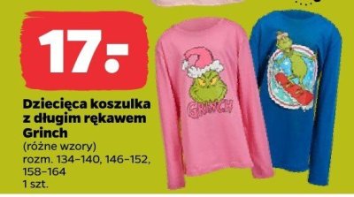Dziecięca koszulka z długim rękawem  promocja w Netto