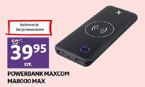 Powerbank indukcyjny 8000 mah Maxcom promocja