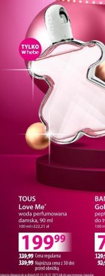 Woda perfumowana TOUS Love Me damska promocja w Hebe