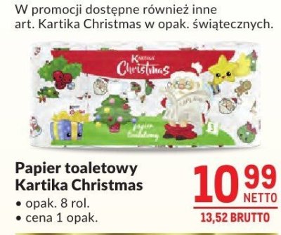 Papier toaletowy Kartika Christmas promocja w Makro
