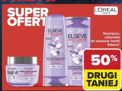 Szampon, odżywka do włosów marki Elseve L'OREAL PARIS promocja w Carrefour
