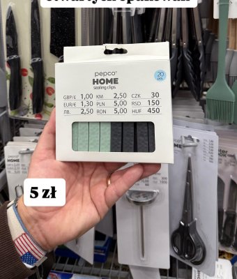 Klipsy uszczelniające 20 szt. promocja w Pepco