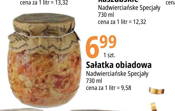 Sa艂atka obiadowa Nadwarcia艅skie specja艂y promocja
