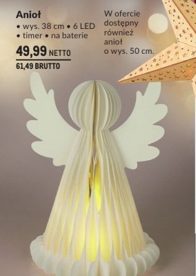 Anioł dekoracyjny promocja w Makro