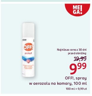 Spray przeciw owadom Off! protect promocja