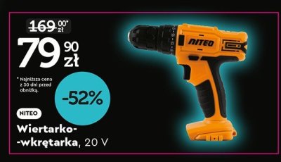 Wiertarko-wkrętarka Niteo 20V promocja w Biedronka