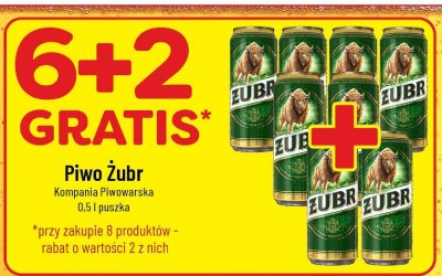 Piwo Żubr Kompania Piwowarska promocja w POLOmarket